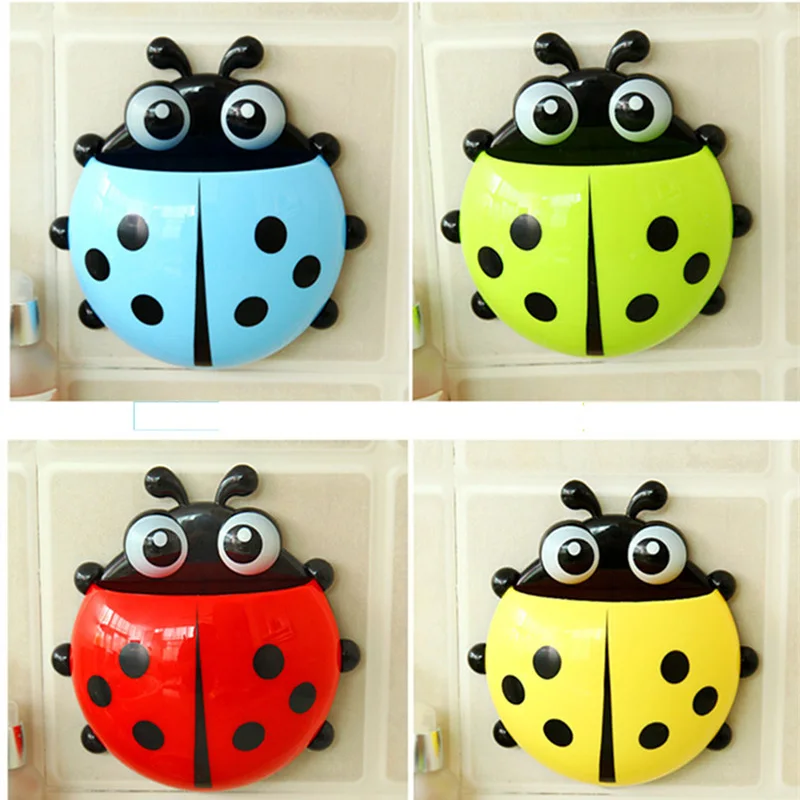 1PC-Ladybug-toothbrush-holder-Toiletries-Toothpaste-Holder-Bathroom-Sets-Suction-Hooks-Tooth-Brush-container-3D
