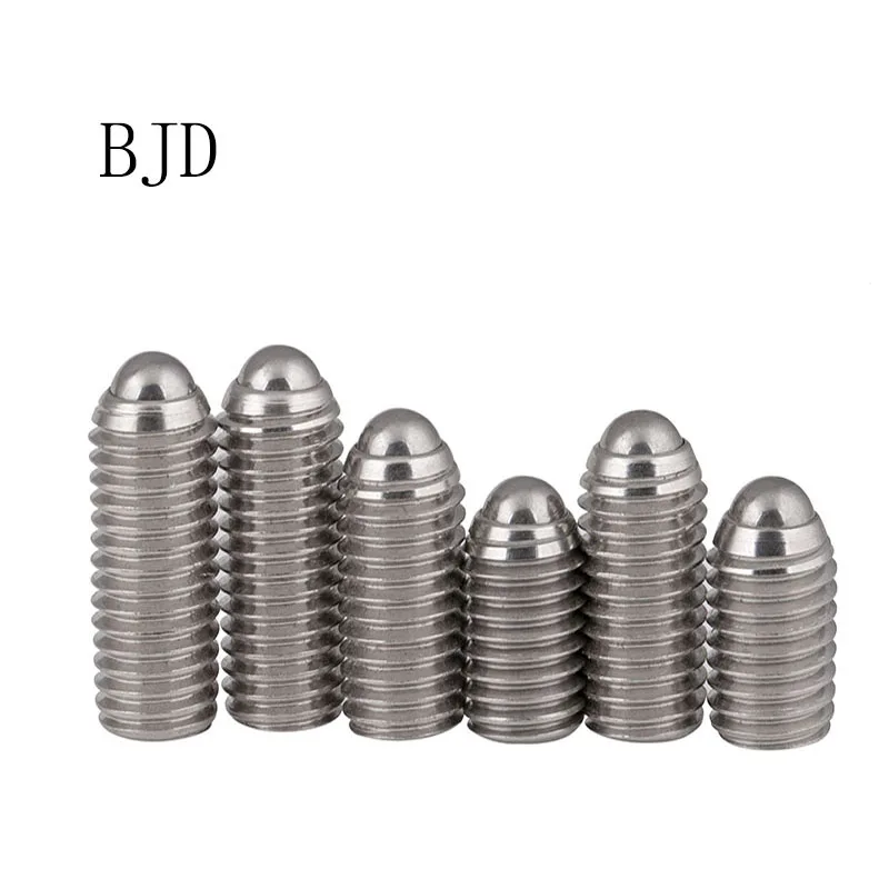304 stainless steel spring ball plunger screw hex socket set screws M3