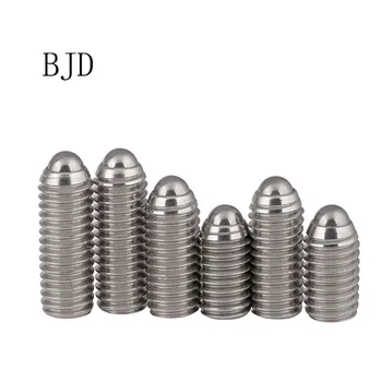 

304 stainless steel spring ball plunger screw hex socket set screws M3 M4 M6 M8 M10 M12 M16 ball spring plunger Positioning bead