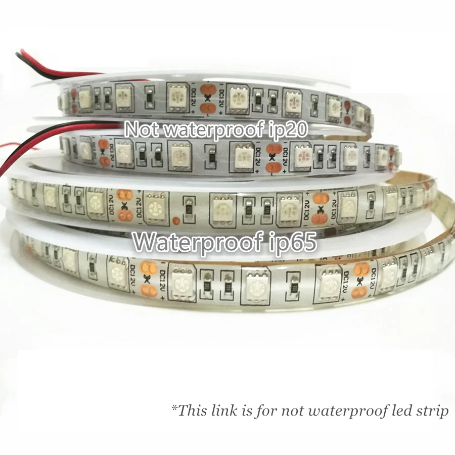 RGB светодиодные полосы света 5050 SMD хост декор для компьютера лента DC 12V