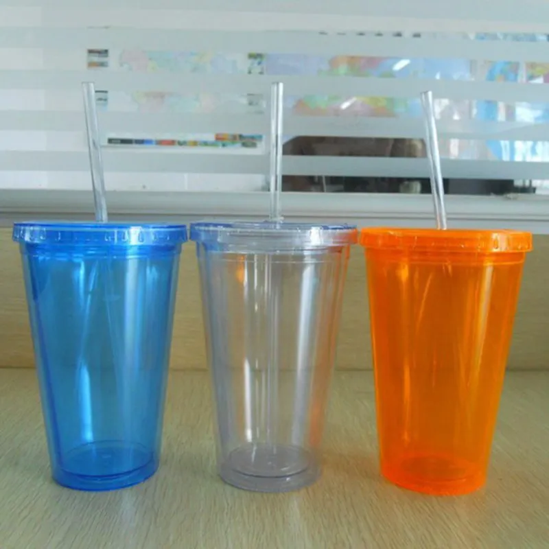 Classic Insulated Double Wall Tumbler Cup with Lid, Reusable Straw