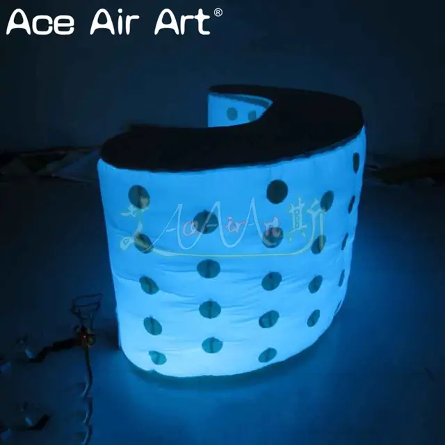 Colorful Inflatable Bar Counter Bar Service Desk Reception Desk