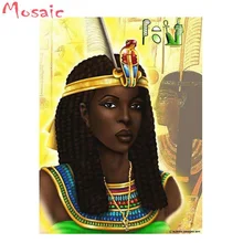 Распродажа Алмазная вышивка в египетском стиле, ручная работа, алмазная живопись, деревенская рукоделие, мозаика, вышивка крестом, фото на заказ, домашний декор