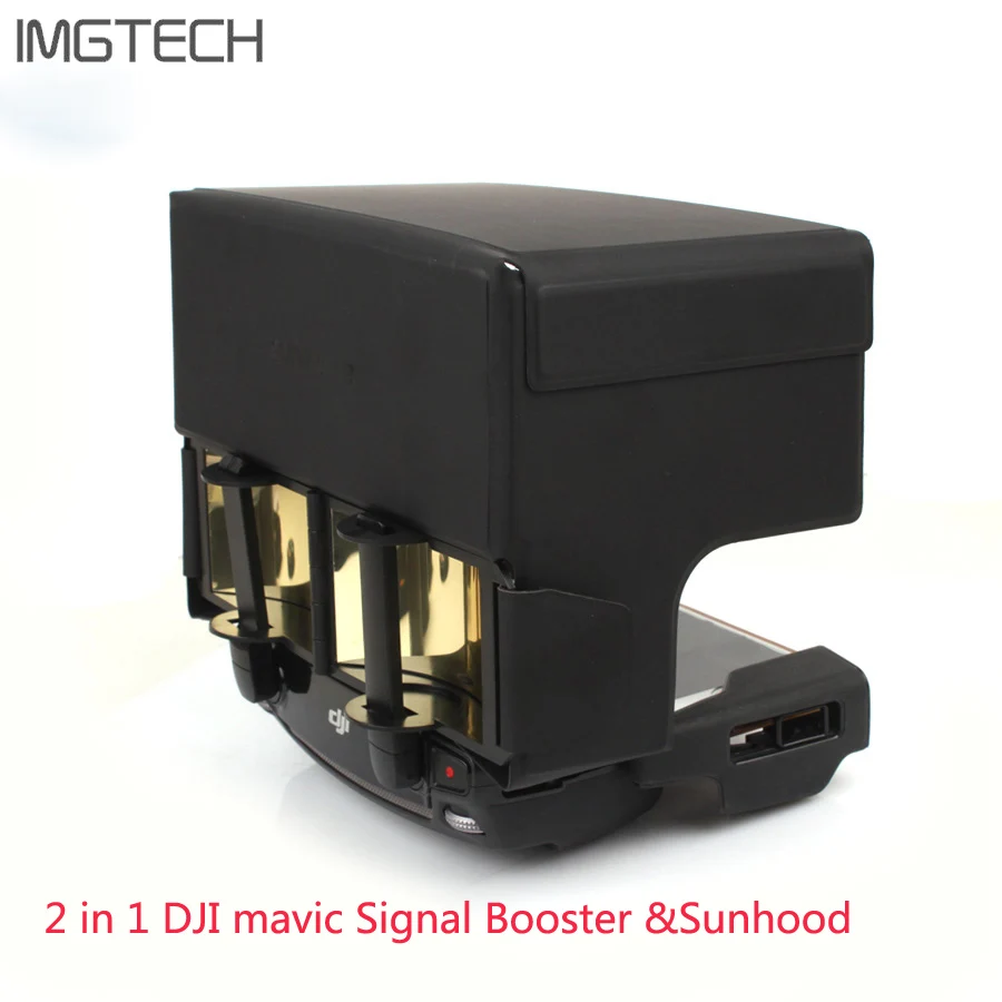 

2 in 1 Antenna Range Extender& Remote Controller Sunhood Signal booster for DJI MAVIC PRO/DJI Mavic 2/SPARK/Air Drone