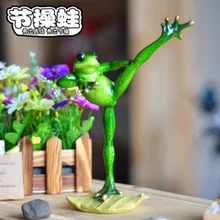 Zhancao frog creative rural decorative office decoration computer desktop kungfu series crafts statues Home decoration dies