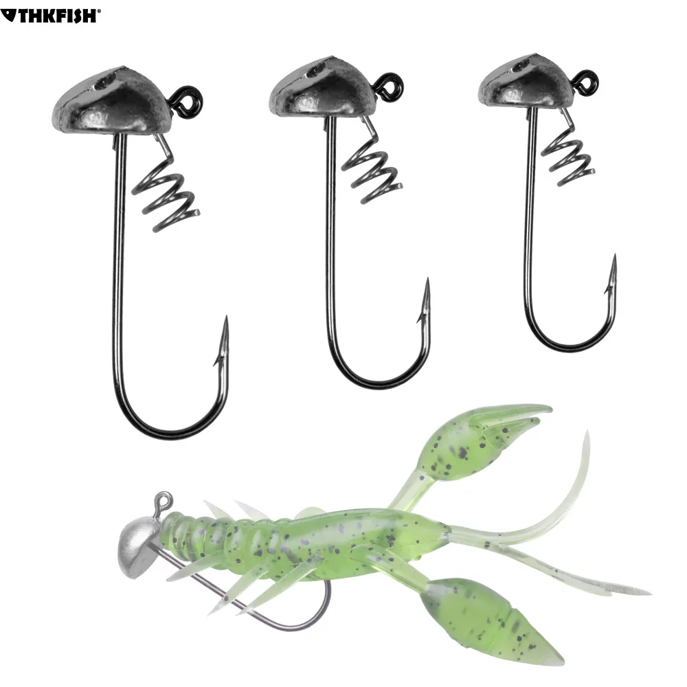 

5pcs/lot 5g 7g 10g Lead Jig Head Fishing Hook Barbed Hook Soft Lure Worm Jigging Fishing Hooks