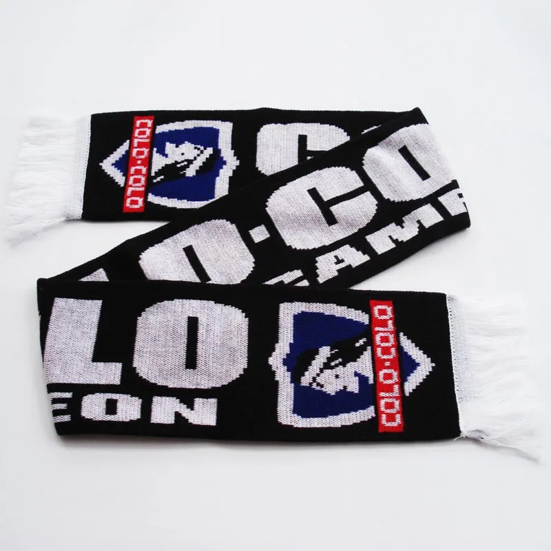 club social y deportivo colo colo knitting jacquard footall scarf knitted soccer scarffootball - Free Colo club social y deportivo colo colo knitting jacquard footall scarf knitted soccer scarffootball - Free Colo