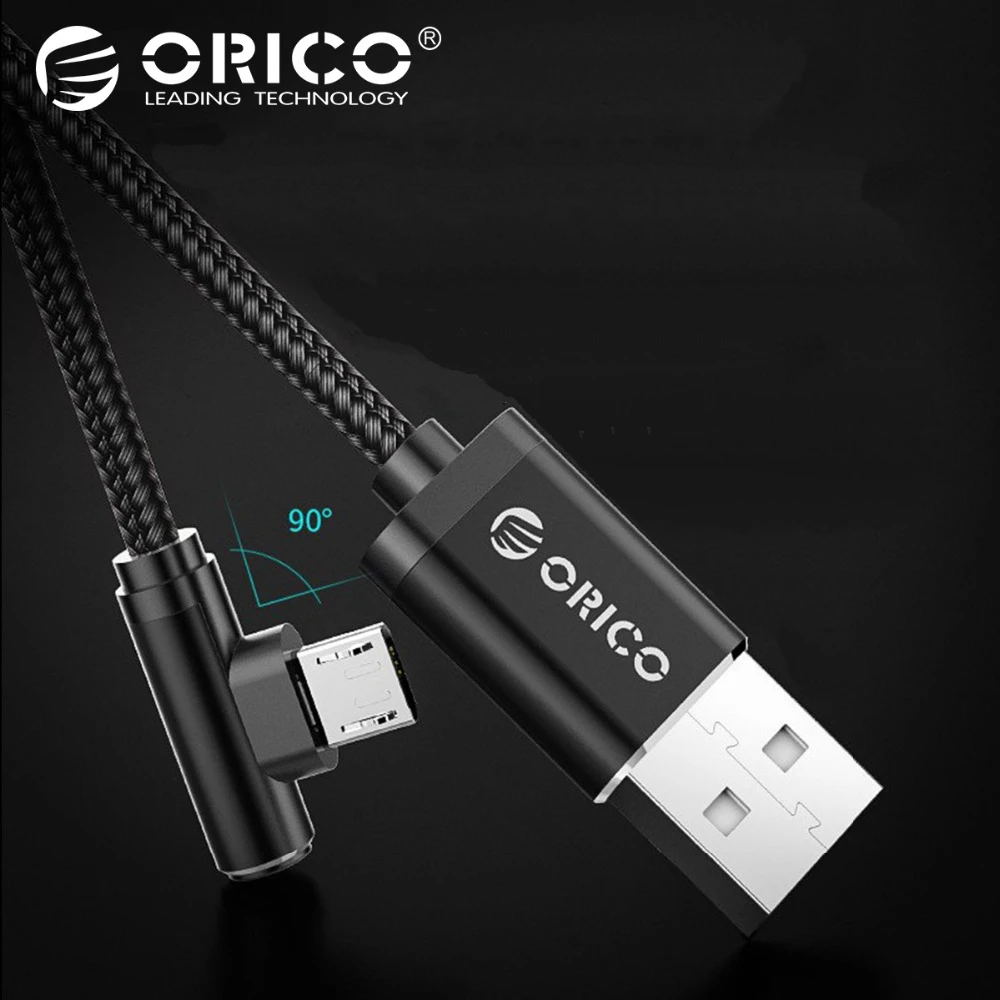 

Orico Micro USB Cable 2.4A Fast Charge Data Sync Reversible Games Usb Cables For Iphone Xiaomi Redmi Note4 Samsung GalaxyS9 Plus