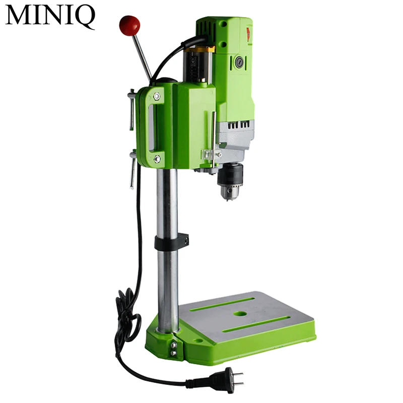 Мини дрель MINIQ 710 Вт Настольный сверлильный станок с переменной скоростью патрон 1