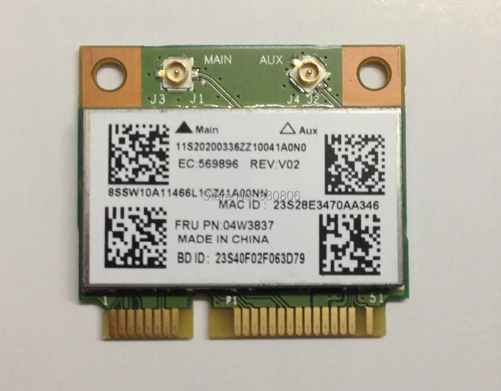 BCM43142 802.11bgn + BT4.0 HMC 콤보 카드 레노버 M490s 시리즈, FRU