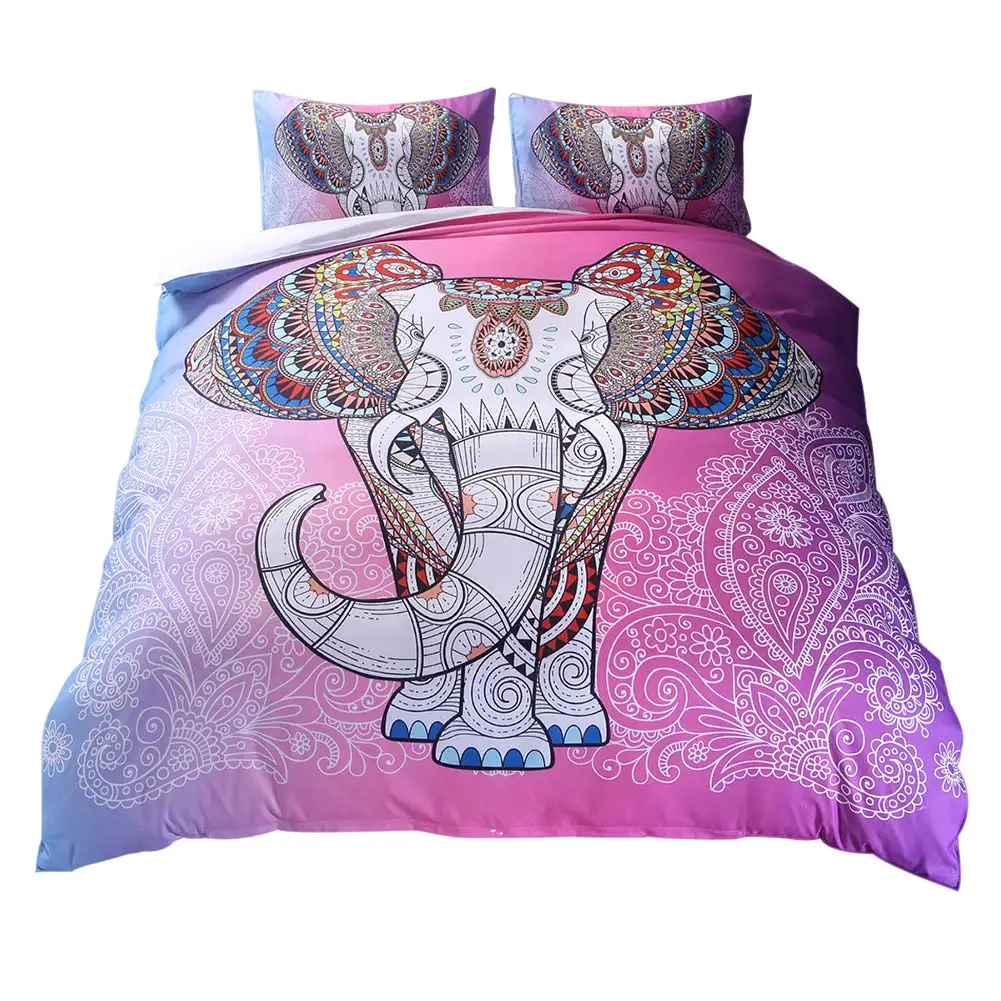 

3D Printed Microfiber Bedding Set Bed Quilt Pillow Duvet Cover Bedlinen Set Bedspreads Coverlet Set TB Sale