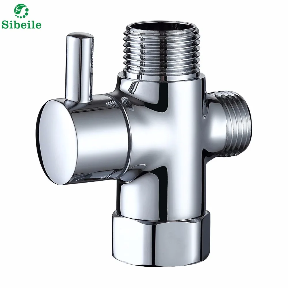 Buy SBLE Free Ship US Standard of 3 Way Shower Faucet Diverter With Shut off