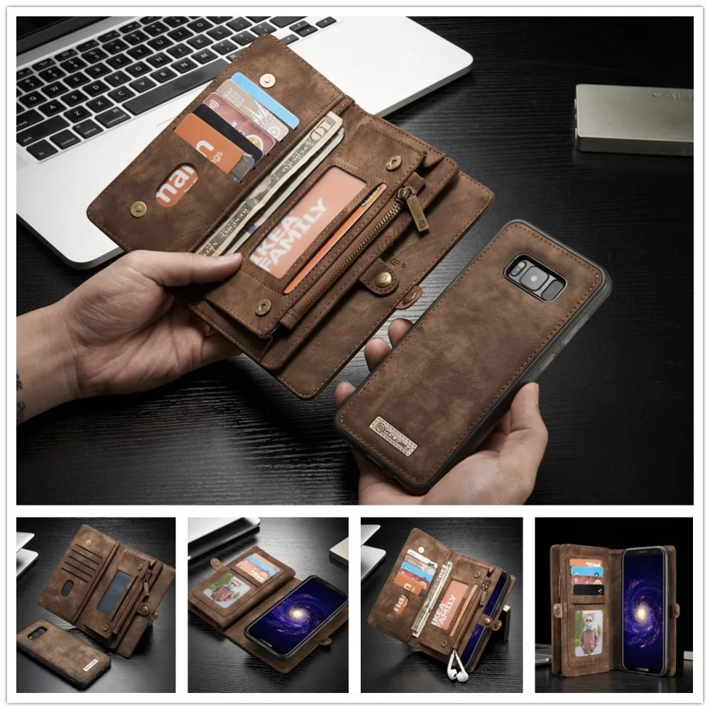 

For Samsung S10 Plus Case Caseme Magnetic Genuine Leather Wallet Case Cover For Samsung Galaxy S10 E S9 S8 Plus Note 9 8 Phone