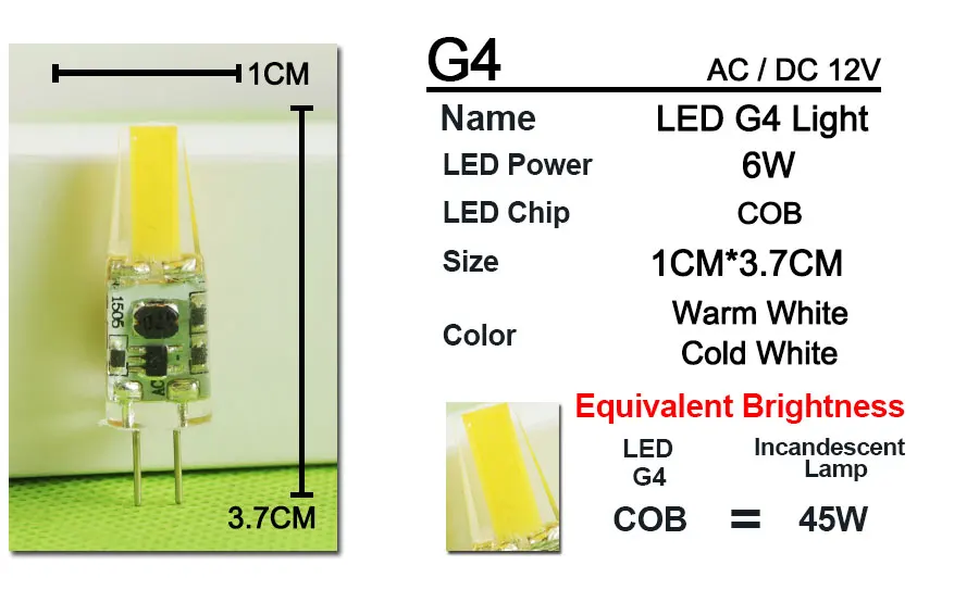 G4 220 В ACDC 12 В COB светодиодный светильник 4 Вт 6 Вт 12 Вт светодиодный G4 COB лампа DC12V 3 Вт 5 Вт 10 Вт Кристалл светодиодный светильник лампа Точечный светильник люстра лампада