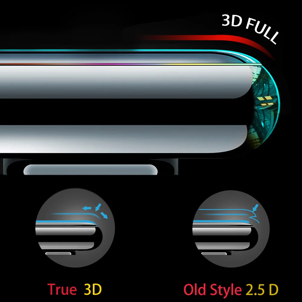 3D полный клей обложка для Samsung Galaxy S8 S9 Plus Note 8 9 Закаленное стекло протектор экрана для Note8 Note9 защитная пленка, стекло