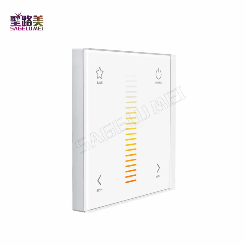 

LTECH EX2 AC100V~240Vac LED Color temperature touch panel controller RF 2.4GHz DMX512 Dimmer for led strip light bulb led lamp