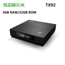 TX92 4K TV Box Android 7.1 Amlogic S912 Octa-core Smart TV Box Bluetooth 1000M LAN 2.4G 5G Dual-band WiFi Android TV Box