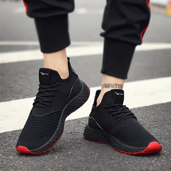 

2019 New Mesh Men Casual Shoes Lac-up Men Shoes Comfortable Men Sneakers Breathable Walking Sneakers Men Tenis Feminino Zapatos
