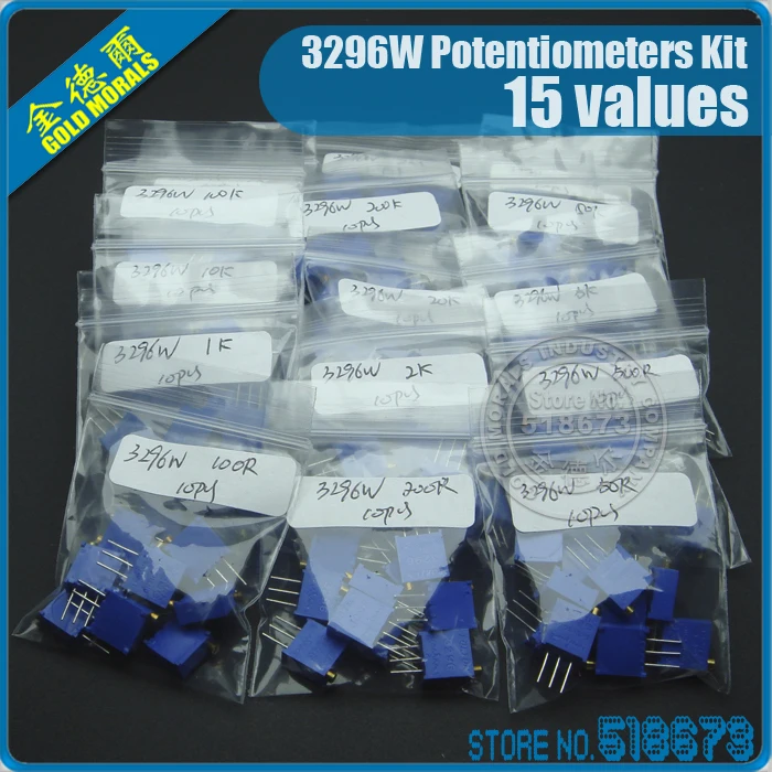 65pcs Variable Resistor Trimmer Potentiometer Kit Ghana