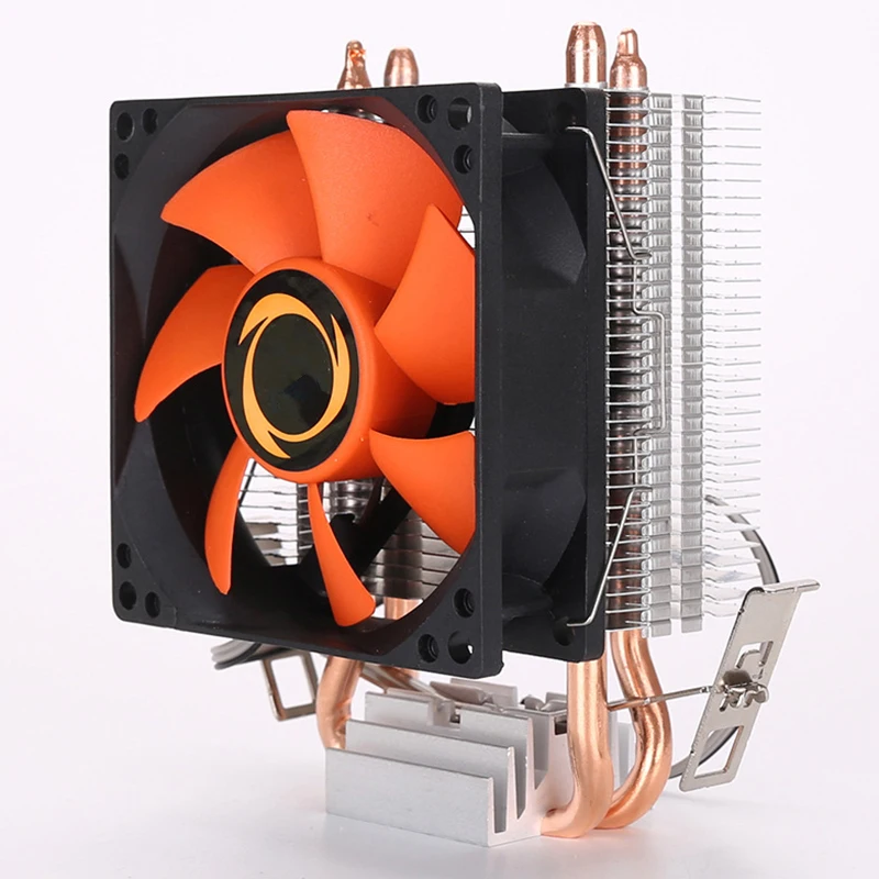 LED 2 Heatpipes CPU برودة TDP 120 W 90mm التبريد مروحة المعالج مبادل حراري من الألومنيوم وحدة المعالجة المركزية مروحة ل LGA 1155/ 775/1366/AM2 +/AM3 +/AM4 LED 2 Heatpipes CPU برودة TDP 120 W 90mm التبريد مروحة المعالج مبادل حراري من الألومنيوم وحدة المعالجة المركزية مروحة ل LGA 1155/ 775/1366/AM2 +/AM3 +/AM4