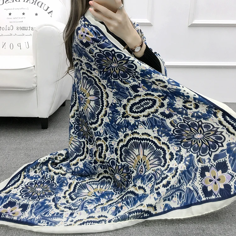 Winter flower scarf,floral hijab,cotton tassel scarf,wraps shawls