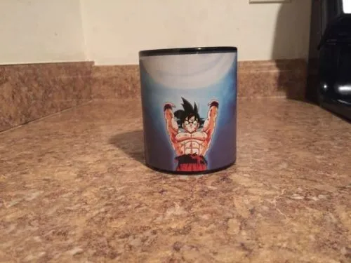 Dragon Ball Z кружка, чашка Goku кружка сенсорная Волшебная меняющая цвет кружка Супер Saiyan Caneca кофейная чашка для друга подарок