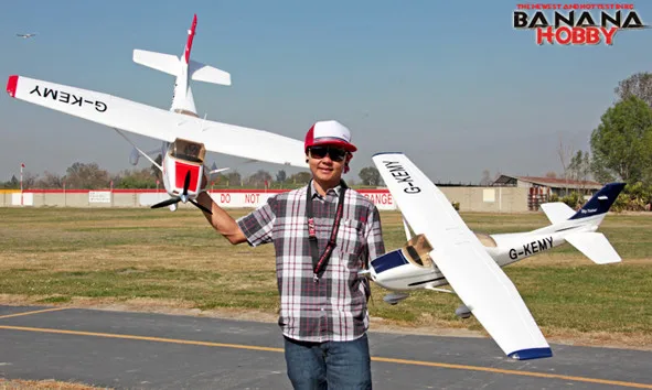 Cessna1400MM/1,4 M Sky тренажер Cessna 182 AT Red 5CH с закрылками светодиодный PNP масштабные радиоуправляемые модели самолета