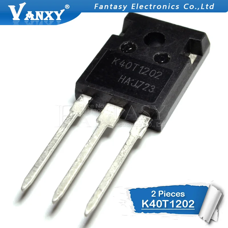 

2PCS IKW40N120T2 TO-247 K40T1202 TO247 IKW40N120 IGBT 40A 1200V 40T1202 new original