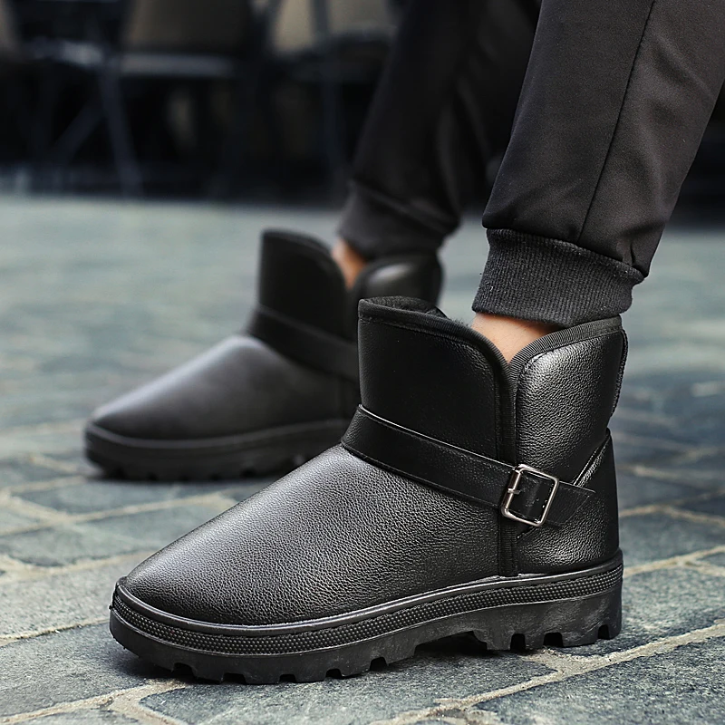 

Snow Boots Men's Winter Outdoor Brand Casual Shoes Men's Fashion High Quality Comfortable Warm Men Shoes Boots Zapatillas Hombre