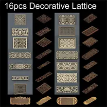 Special Offers 16pcs Decorative Lattice 3d model STL relief for cnc STL format frame Decor 3d Relief Model STL Router 3 axis Engraver ArtCam Special Offers 16pcs Decorative Lattice 3d model STL relief for cnc STL format frame Decor 3d Relief Model STL Router 3 axis Engraver ArtCam