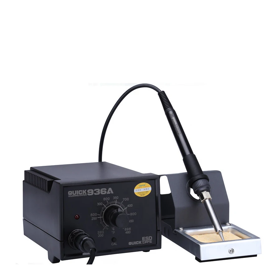 

Original QUICK 936A 220V Constant Temperature Antistatic 60w Soldering Station Solder Iron SMD Rework Station