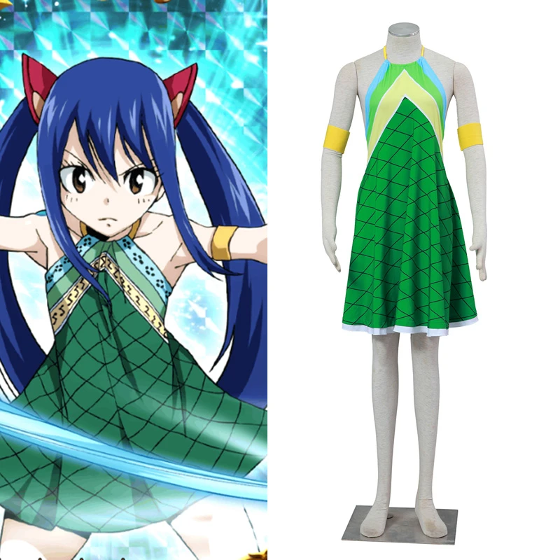 green scale dress