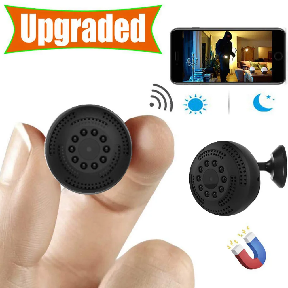 HYUCHON мини камера микро размер WIFI HD 1080P с телефоном приложение ночное видение IP