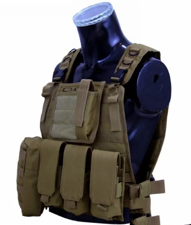 

Outdoor multi-functional amphibious module vest MOLLE system tactical vest CS field protection equipment vest