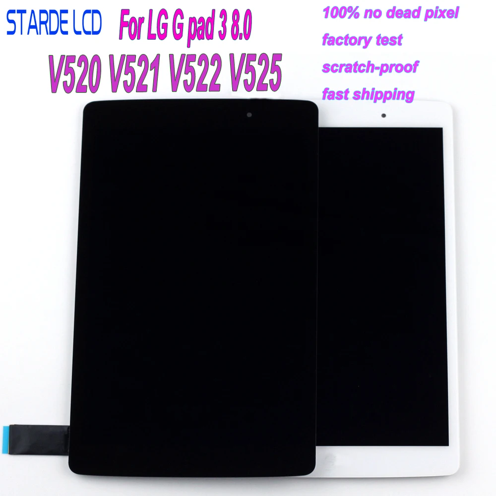 

STARDE LCD For LG G Pad III 3 8.0 V520 V521 V522 V525 LCD Display Touch Screen Digitizer Assembly