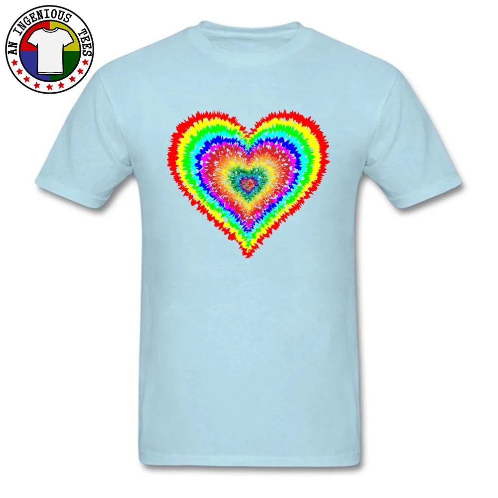 Tie Dye Love Heart Personalized Labor Day 100% Cotton O Neck Mens Tops Tees Tee Shirts Wholesale Short Sleeve Top T-shirts Tie Dye Love Heart light