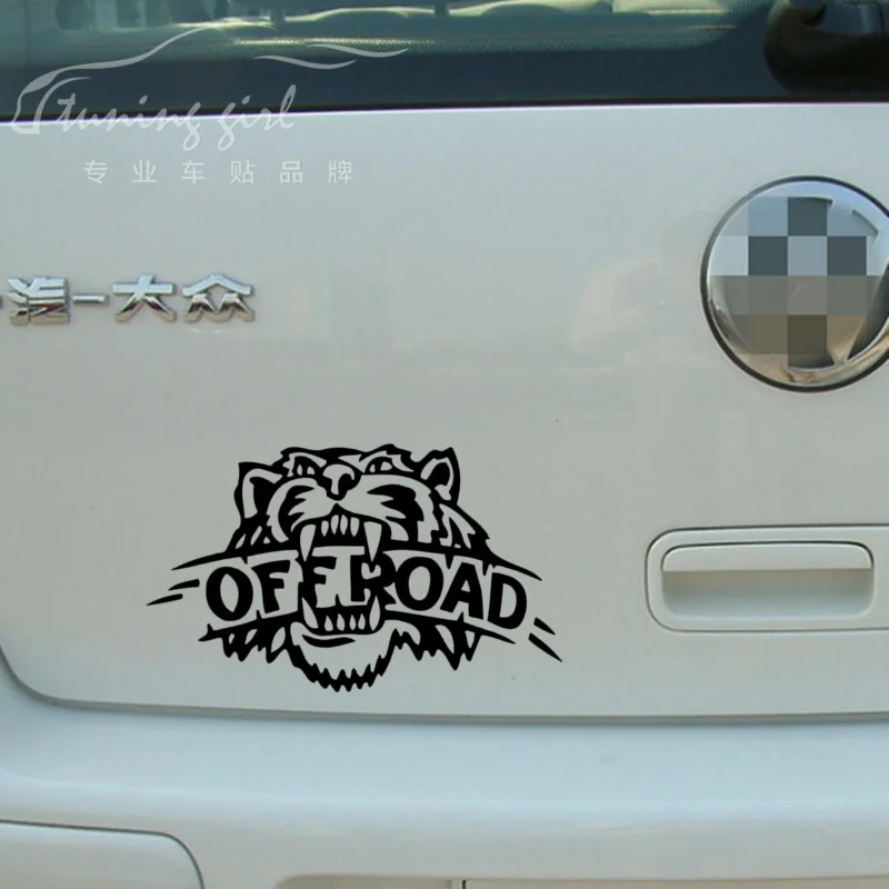 

Car Stickers Tiger Off Road 4x4 4WD AWD For SUV Jeep Vinyls Auto Tuning Styling 17x11cm 25x16cm D10
