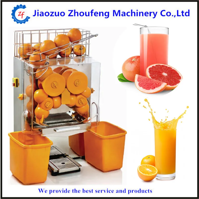 Image Orange juicer commercial automatic citrus orange lemon juicing machine stainless steel mask  ZF