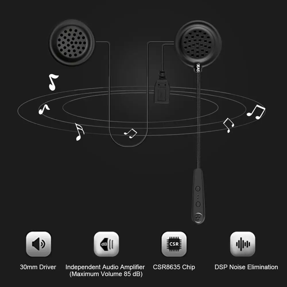 Беспроводной мотоцикл шлем гарнитура E1 Csr чип автоматический ответ на телефон музыка поставляется с усилителем мощности