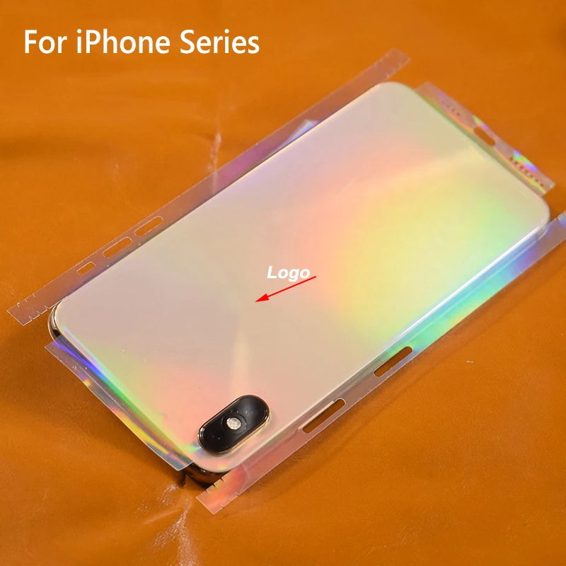 Горячая Распродажа! Прозрачные яркие декоративные наклейки Aurora для iPhone XSmax XS MAX X