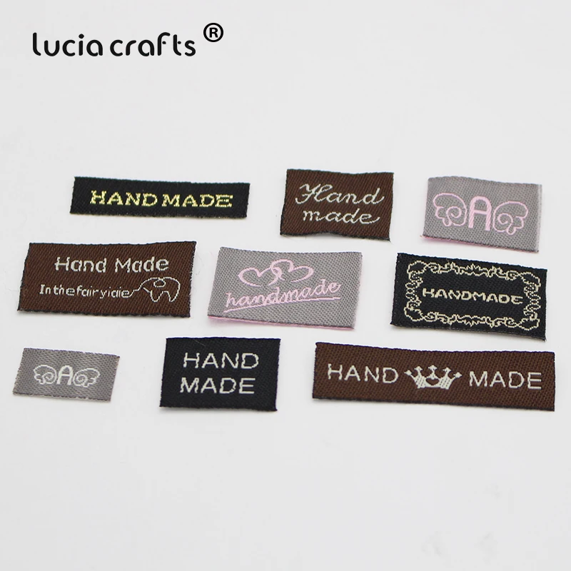 

50pcs Cloth Handmade Sew-on Patch Embroidered Cute Badges Appliques Sticker Clothing DIY Sewing Garment Bags Accessories L0804