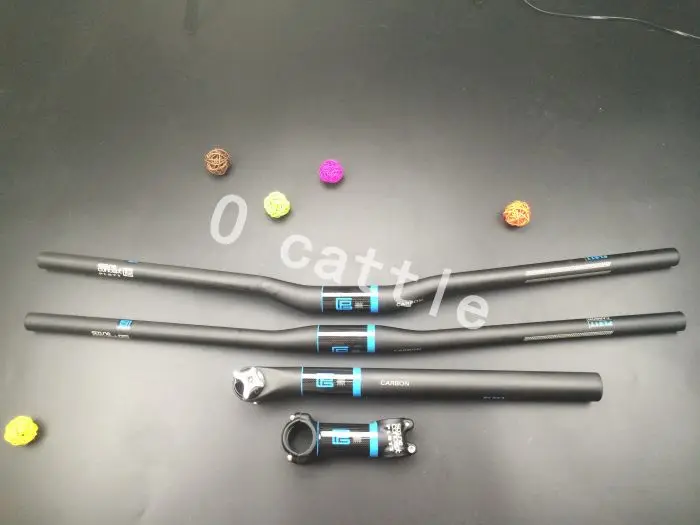 

2017 Quick shipping hot sale new PLATT-P carbon handlebar bike handlebar set+saddle post+rod bike parts carbon saddle handlebar