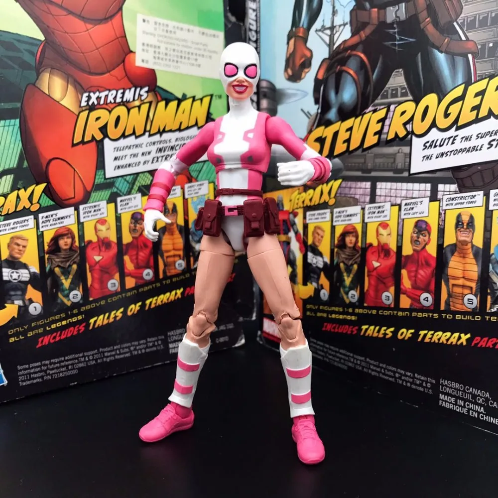 6/" INCH //ca.17cm ACTIONFIGUR GWEN STACY MARVEL DIAMOND SELECT TOYS SPIDER-GWEN