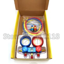 R134a Dual Gauge Set Diagnostic Charging Tool refrigerant table refrigerant fluoridate table air conditioning gauge