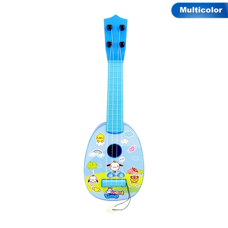 Musical Plastic Toy Guitar Musical Instruments For Beginners Small
