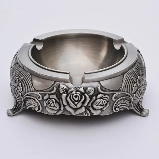 19cm Fashion metal antique ashtray Home Decoration KTV bar large