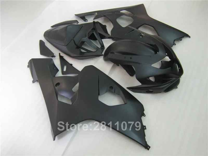 Aftermarket moto ЧАСТИ обтекатель комплект для SUZUKI srad GSXR600 04 05 GSXR 600 750 2004 2005 матовый черный обтекатели комплект TI01