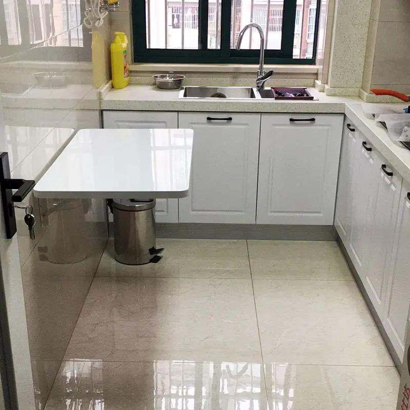 High-density paint board household furniture kitchen counter Foldable table dining table Invisible wall hanging High-density paint board household furniture kitchen counter Foldable table dining table Invisible wall hanging