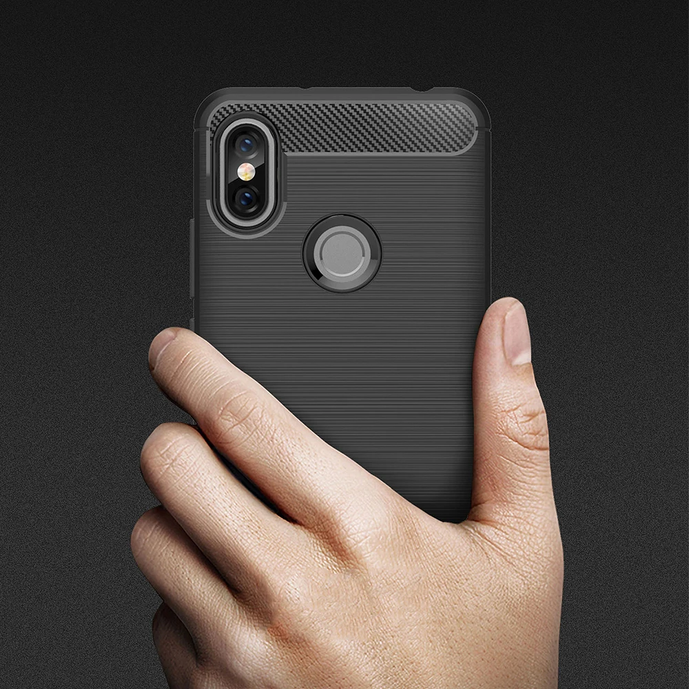 ASTUBIA For Xiaomi Redmi 6 Pro Case Luxury Carbon Fiber Soft Xiomi 5 Note 6A S2 Plus Cover MI 8 SE |