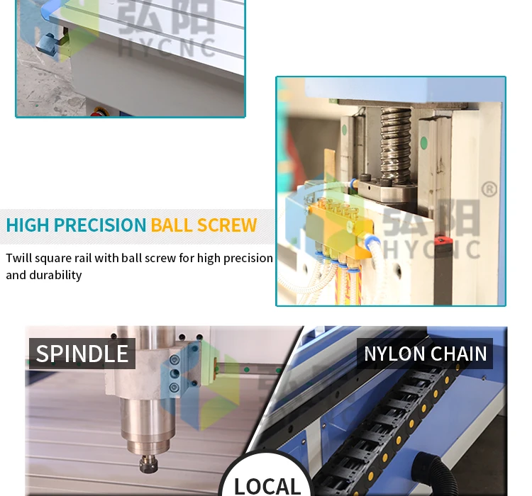 HYCNC 1325 деревообрабатывающий реклама акриловых ПВХ MDF режущий рельеф Cncrouter CNC гравировальный станок настраиваемый